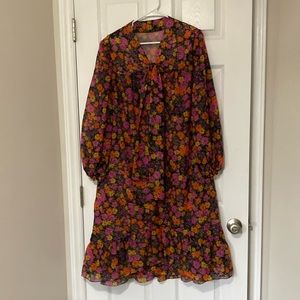 Vintage floral dress.